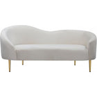 Meridian Furniture Ritz Velvet Loveseat - Loveseats