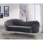 Meridian Furniture Ritz Velvet Loveseat - Loveseats