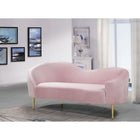 Meridian Furniture Ritz Velvet Loveseat - Loveseats