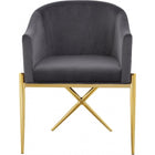Meridian Furniture Xavier Velvet Dining Chair-Set of 2 - Dining Chairs