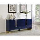 Meridian Furniture Florence Sideboard/Buffet - Navy - Storage