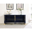 Meridian Furniture Florence Sideboard/Buffet - Navy - Storage