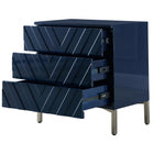 Meridian Furniture Collette Side Table - Navy - Nightstand