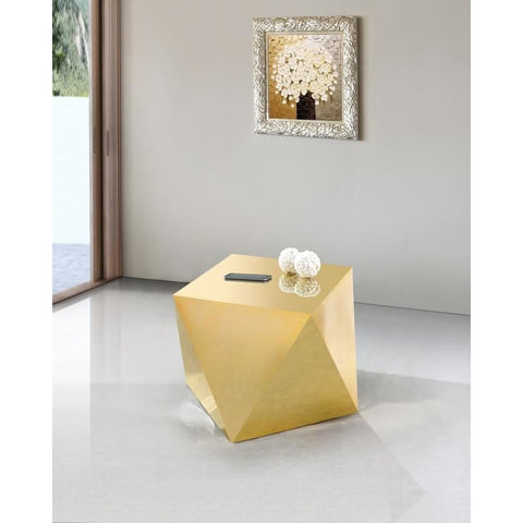 Meridian Furniture Gemma End Table - Gold - End Table