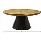 Meridian Furniture Martini Coffee Table - Black - Coffee Tables