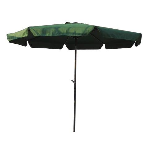 International Caravan Outdoor 8 Foot Aluminum Umbrella - Navy - Outdoor Furniture