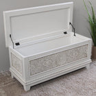 International Caravan Windsor Carved Wood Trunk - Other Tables