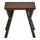 International Caravan Hamburg Contemporary Contemporary MDF/Metal End Table - Other Tables
