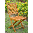 International Caravan Royal Tahiti Set of 2 Outdoor Folding Garden Chair - Outdoor Furniture