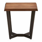 International Caravan Hamburg Contemporary Contemporary MDF/Metal End Table - Other Tables