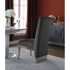 Meridian Furniture Porsha Velvet Dining Chair Set of 2 - Dining Chairs