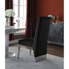 Meridian Furniture Porsha Velvet Dining Chair Set of 2 - Dining Chairs