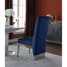 Meridian Furniture Porsha Velvet Dining Chair Set of 2 - Dining Chairs
