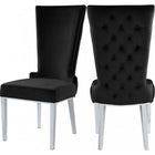 Meridian Furniture Serafina Velvet Dining Chair-Set of 2 - Dining Chairs