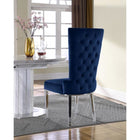 Meridian Furniture Serafina Velvet Dining Chair-Set of 2 - Dining Chairs