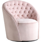 Meridian Furniture Alessio Velvet Accent Chair - Pink - Chairs