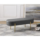 Meridian Furniture Gia Velvet Bench - Benches