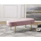 Meridian Furniture Gia Velvet Bench - Benches