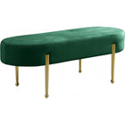 Meridian Furniture Gia Velvet Bench - Green - Benches