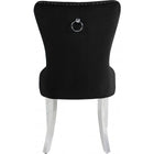 Meridian Furniture Carmen Velvet Dining Chair-Set of 2 - Dining Chairs