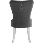 Meridian Furniture Carmen Velvet Dining Chair-Set of 2 - Dining Chairs