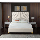 Meridian Furniture Eclipse Velvet Full Bed - Bedroom Beds