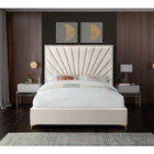 Meridian Furniture Eclipse Velvet King Bed - Bedroom Beds
