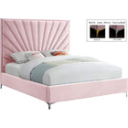 Meridian Furniture Eclipse Velvet Queen Bed - Bedroom Beds