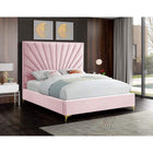 Meridian Furniture Eclipse Velvet Queen Bed - Bedroom Beds