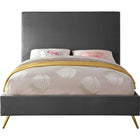 Meridian Furniture Jasmine Velvet King Bed - Bedroom Beds