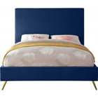 Meridian Furniture Jasmine Velvet King Bed - Bedroom Beds