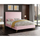 Meridian Furniture Jasmine Velvet King Bed - Bedroom Beds