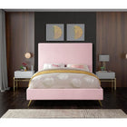 Meridian Furniture Jasmine Velvet King Bed - Bedroom Beds