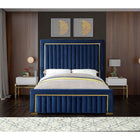 Meridian Furniture Dolce Velvet King Bed - Bedroom Beds