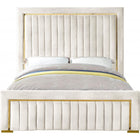 Meridian Furniture Dolce Velvet King Bed - Bedroom Beds
