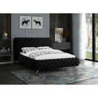 Meridian Furniture Delano Velvet King Bed - Bedroom Beds