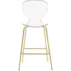 Meridian Furniture Clarion Counter Stool - Gold - Stools