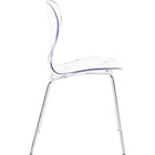 Meridian Furniture Clarion Dining Chair - Chrome - Dining Chairs