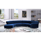 Meridian Furniture Anabella 4pc. Velvet Sectional - Sofas
