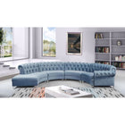 Meridian Furniture Anabella 4pc. Velvet Sectional - Sofas