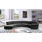 Meridian Furniture Anabella 4pc. Velvet Sectional - Sofas