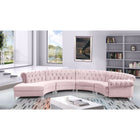 Meridian Furniture Anabella 4pc. Velvet Sectional - Sofas