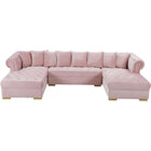 Meridian Furniture Presley 3pc. Velvet Sectional - Sofas