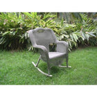 International Caravan Resin Wicker Indoor/Outdoor Rocker - Antique Moss - Chairs