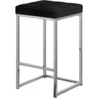 Meridian Furniture Nicola Velvet Counter Stool - Black