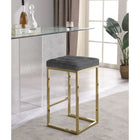 Meridian Furniture Meridian Furniture Becca Velvet Queen Bed - Gold - Stools