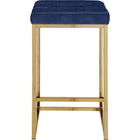 Meridian Furniture Meridian Furniture Becca Velvet Queen Bed - Gold - Stools