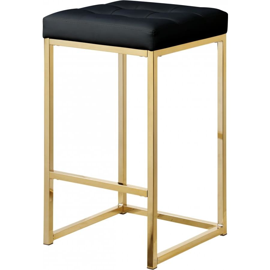 Meridian Furniture Nicola Faux Leather Counter Stool - Black