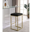 Meridian Furniture Nicola Faux Leather Counter Stool - Gold - Stools