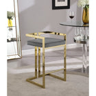 Meridian Furniture Ezra Velvet Counter Stool - Gold - Stools